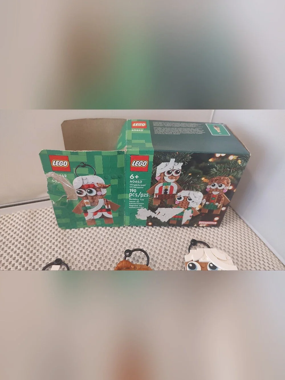 Lego 40642 Gingerbread Ornaments Building Toy Set Christmas Gently Used